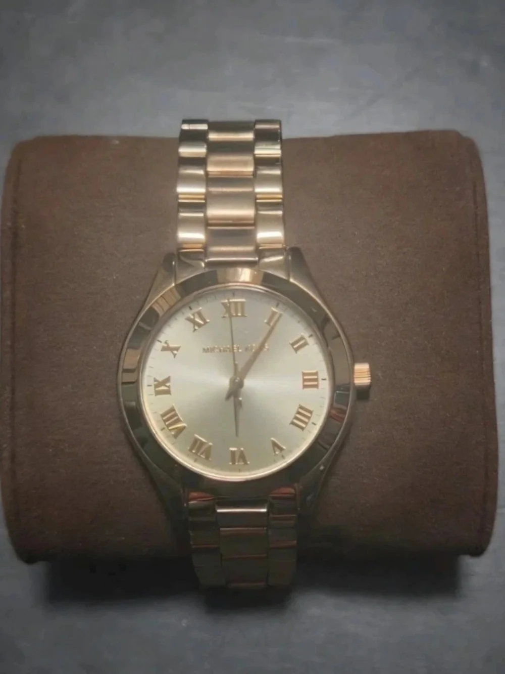 Michael Kors MK3456 Slim Mini Runway Gold Watch Set